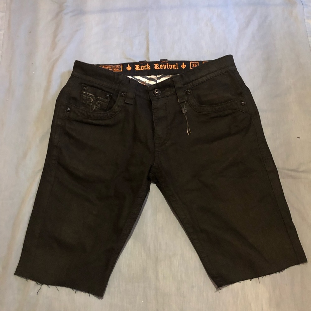 Rock revival rock revival men’s size 36 cut off shorts great luck